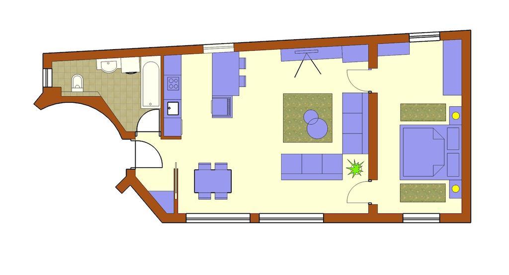 Apartment Atrium Plaza Zagreb Rum bild